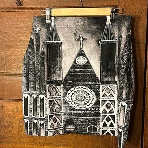 Gothic Pencil Skirt XL Junior's Small Business Brand Just 3 J's